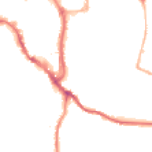 Night-time road noise heatmap for WR5 1AG