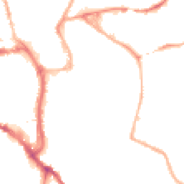 Night-time road noise heatmap for WR5 1AW