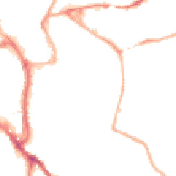 Night-time road noise heatmap for WR5 1AX