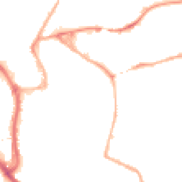 Night-time road noise heatmap for WR5 1BH