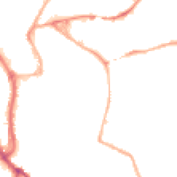 Night-time road noise heatmap for WR5 1BJ