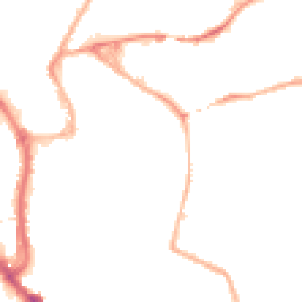 Night-time road noise heatmap for WR5 1BP