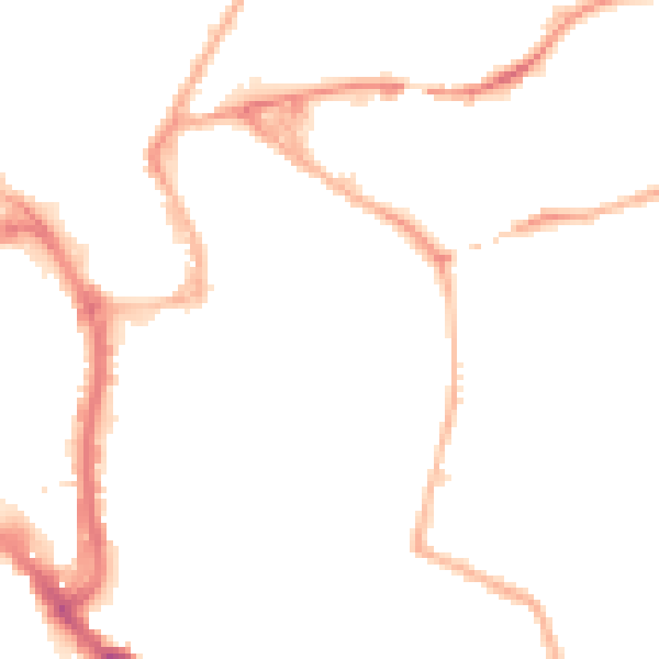 Night-time road noise heatmap for WR5 1BQ