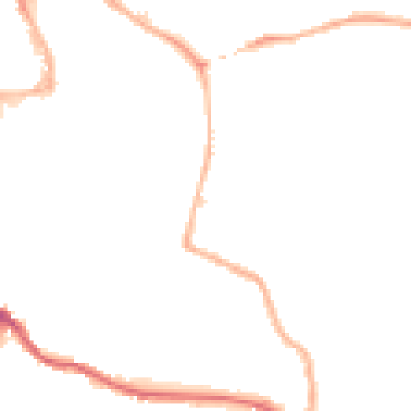 Night-time road noise heatmap for WR5 1DS