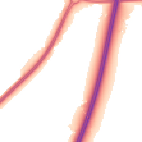 Night-time road noise heatmap for WR5 1FH