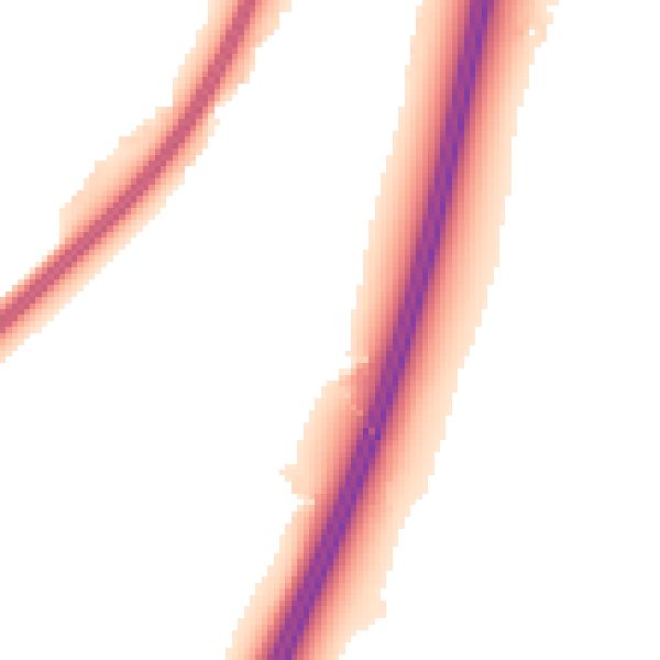Night-time road noise heatmap for WR5 1FJ