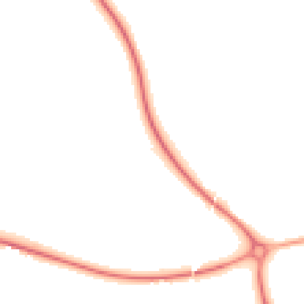Night-time road noise heatmap for WR5 1RP