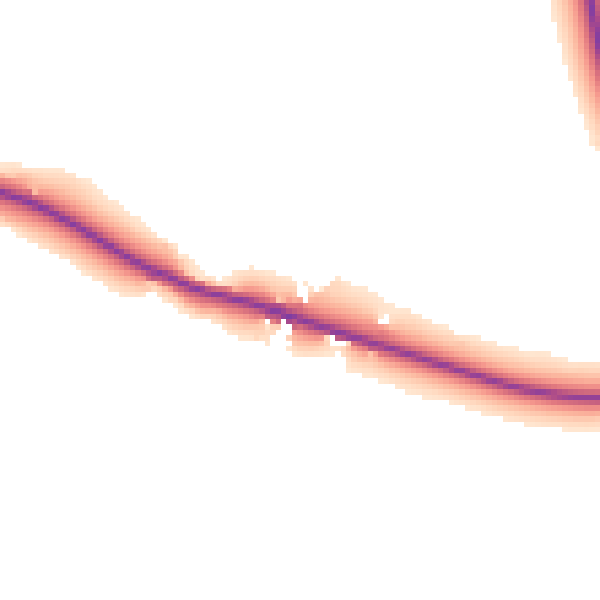 Daytime road noise heatmap for WR5 1RS