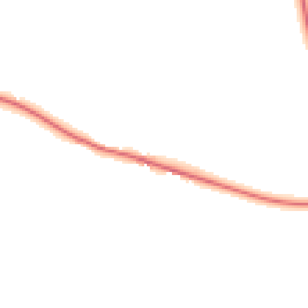 Night-time road noise heatmap for WR5 1RS