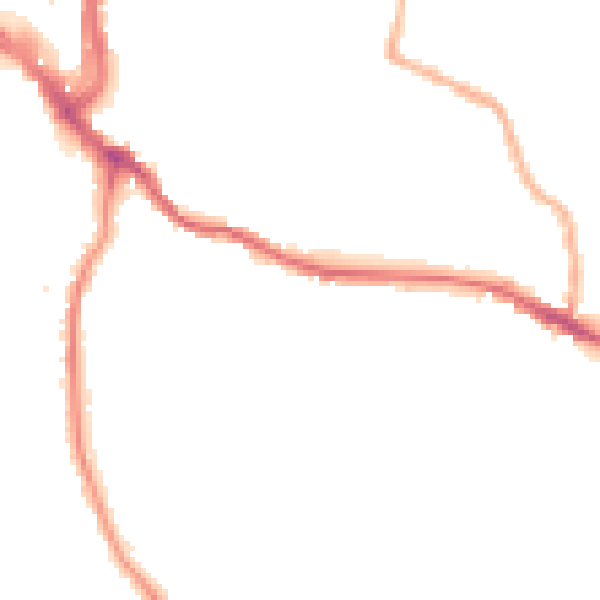 Night-time road noise heatmap for WR5 2BJ