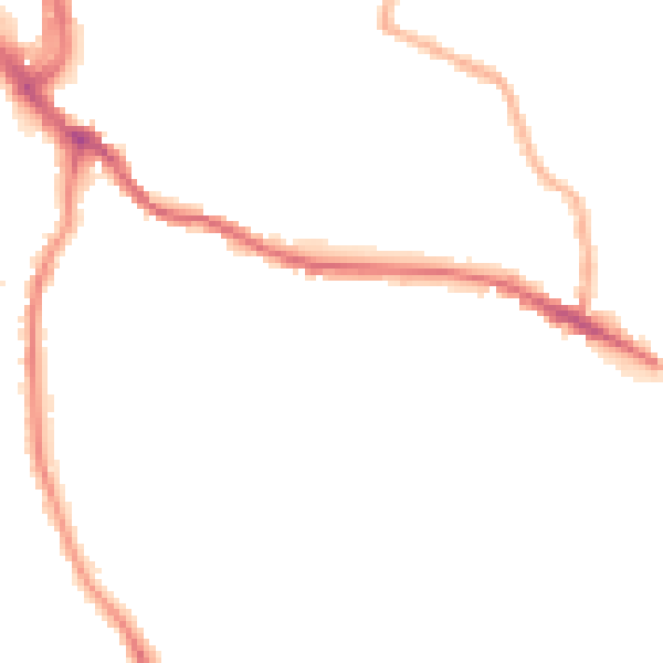 Night-time road noise heatmap for WR5 2BW