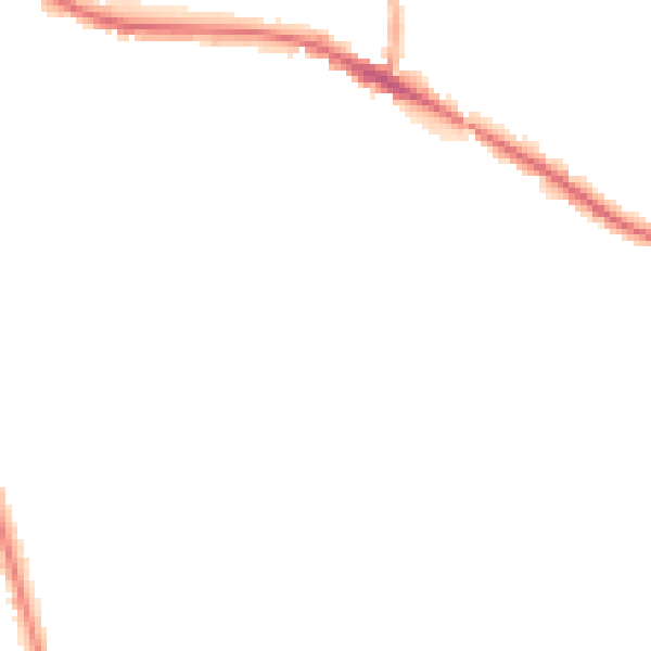 Night-time road noise heatmap for WR5 2JD