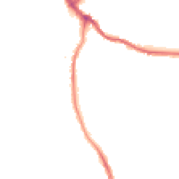 Night-time road noise heatmap for WR5 2JE