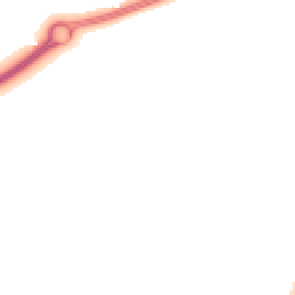 Night-time road noise heatmap for WR5 2PB