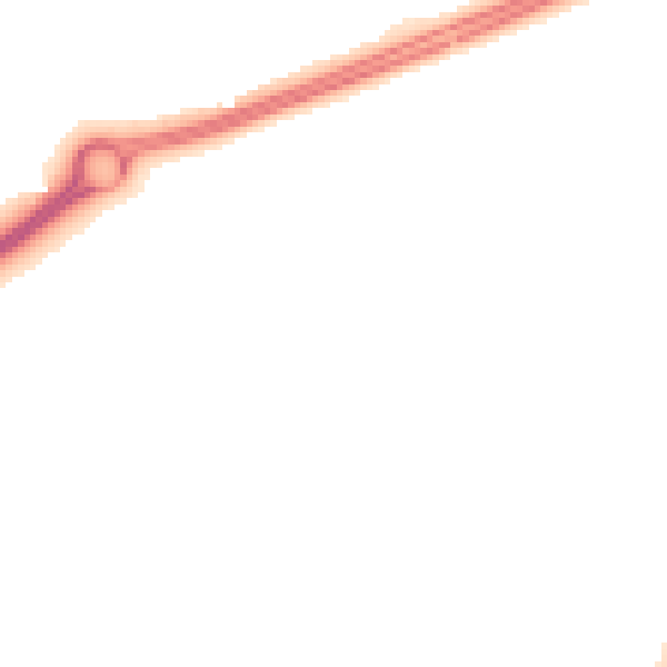 Night-time road noise heatmap for WR5 2PN
