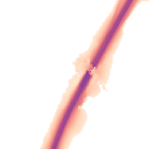 Night-time road noise heatmap for WR5 2PR