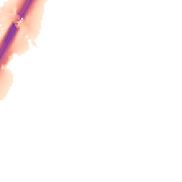 Night-time road noise heatmap for WR5 2PS