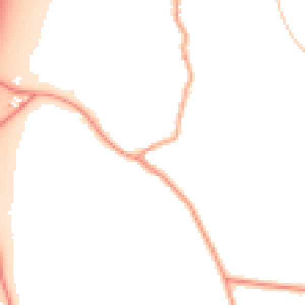 Daytime road noise heatmap for WR5 2PZ