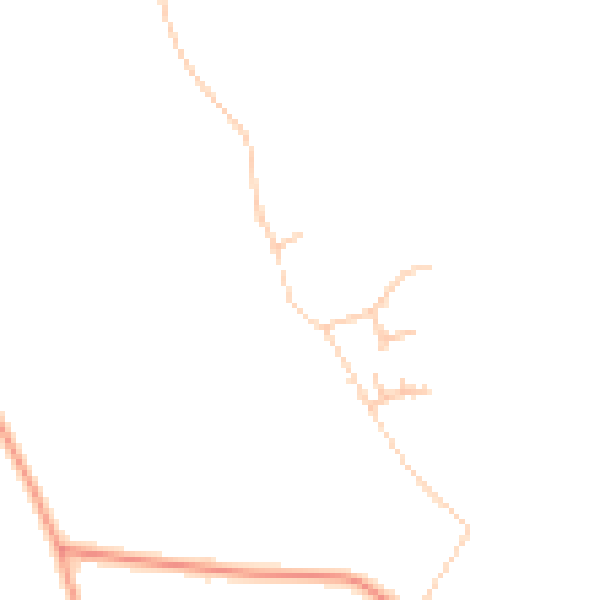 Daytime road noise heatmap for WR5 2QS
