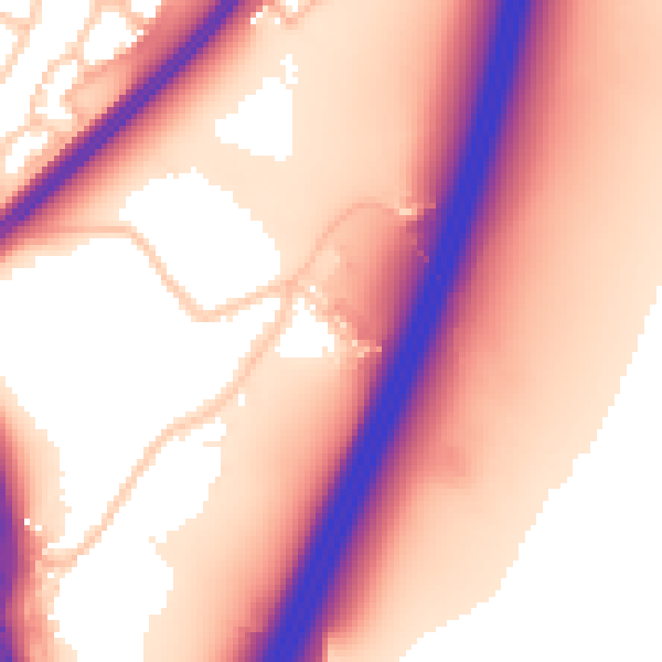 Daytime road noise heatmap for WR5 2RF