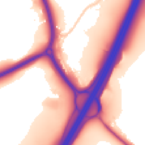 Daytime road noise heatmap for WR5 2RL
