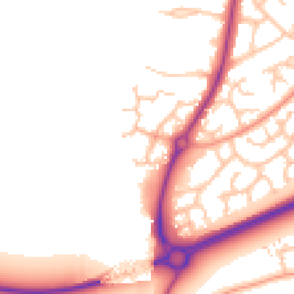 Daytime road noise heatmap for WR5 3AD