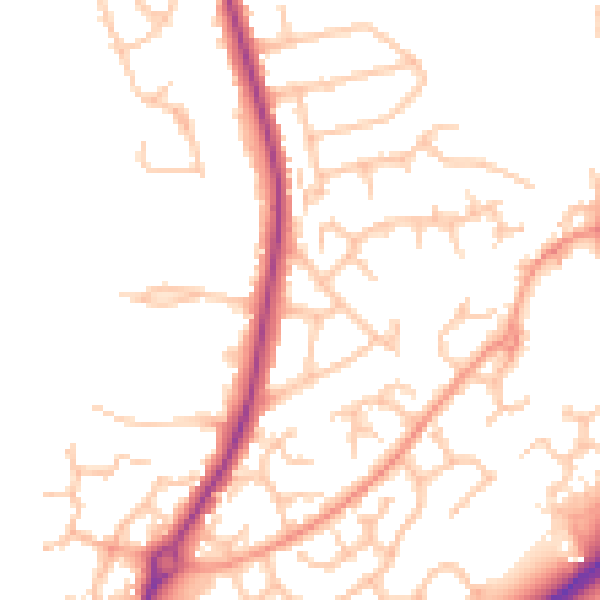 Daytime road noise heatmap for WR5 3AY