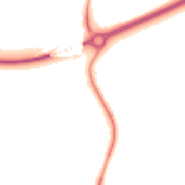 Night-time road noise heatmap for WR5 3HR