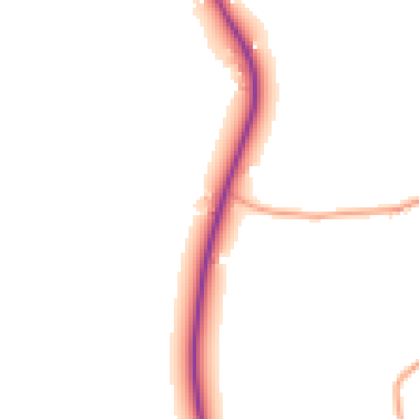 Daytime road noise heatmap for WR5 3HS