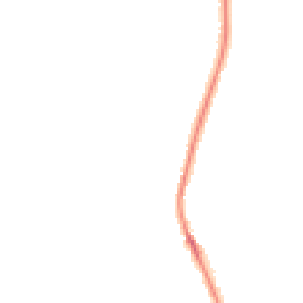Night-time road noise heatmap for WR5 3JU