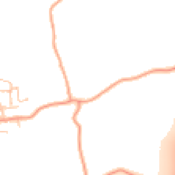 Daytime road noise heatmap for WR5 3LF
