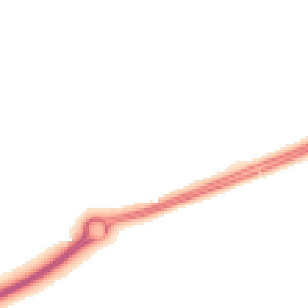 Night-time road noise heatmap for WR5 3TG