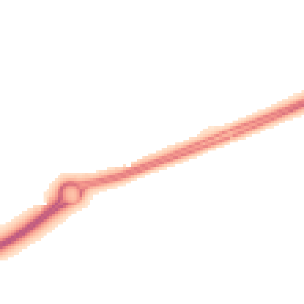 Night-time road noise heatmap for WR5 3TL