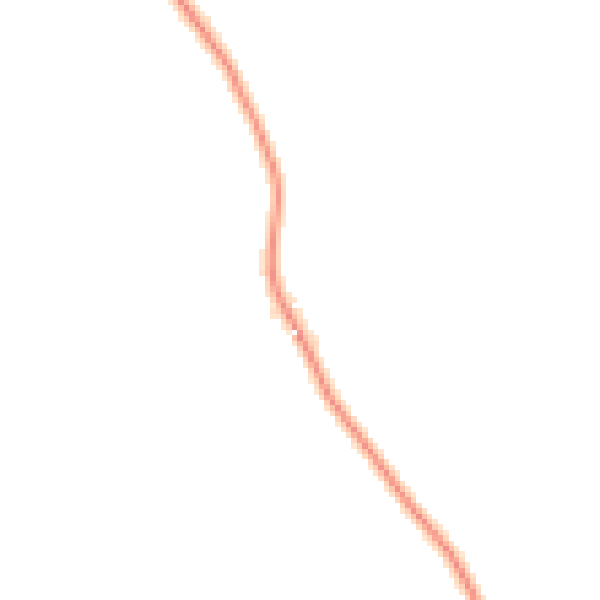 Night-time road noise heatmap for WR6 5AA