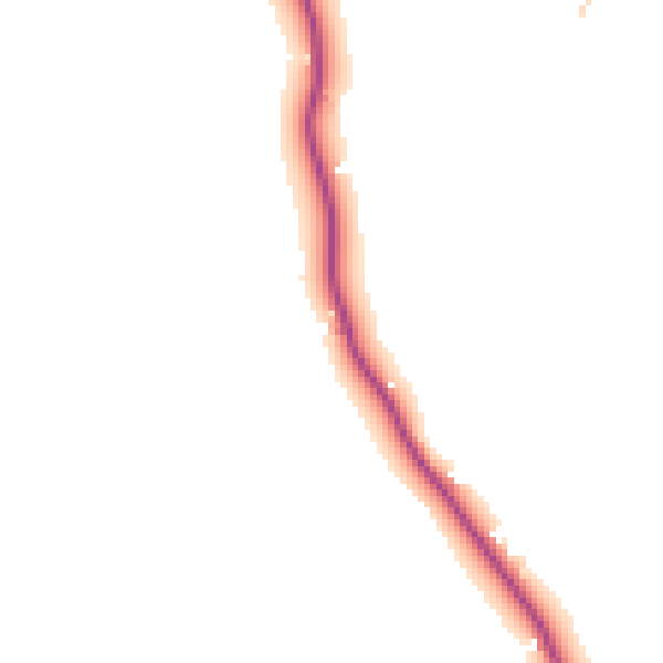 Daytime road noise heatmap for WR6 5AD