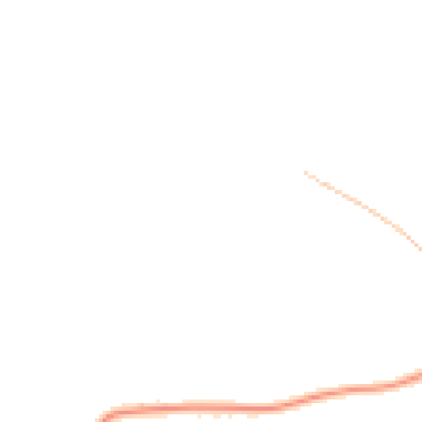Daytime road noise heatmap for WR6 5AN
