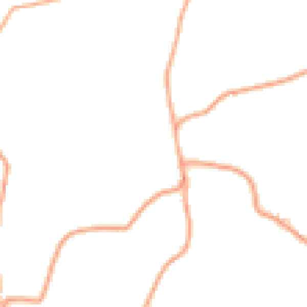 Daytime road noise heatmap for WR6 5BA