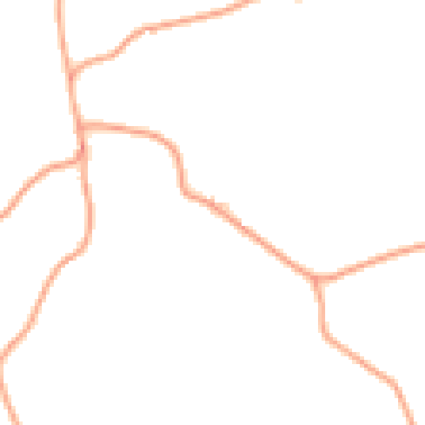 Daytime road noise heatmap for WR6 5BB