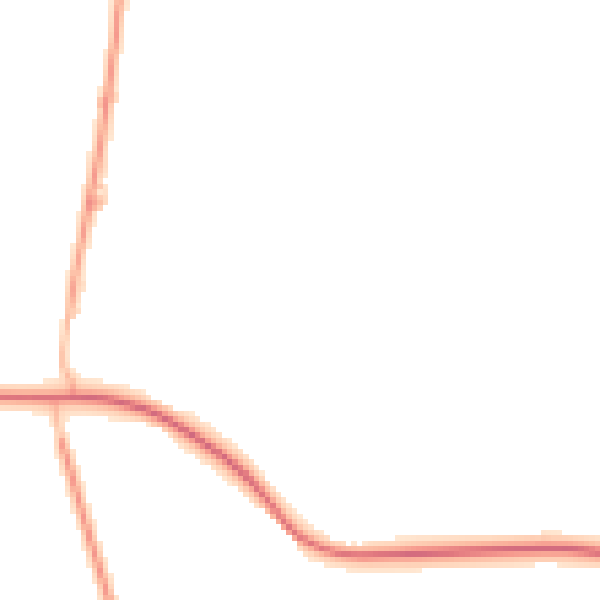 Night-time road noise heatmap for WR6 5BU