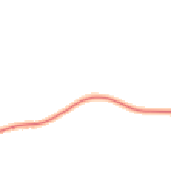 Night-time road noise heatmap for WR6 5BX