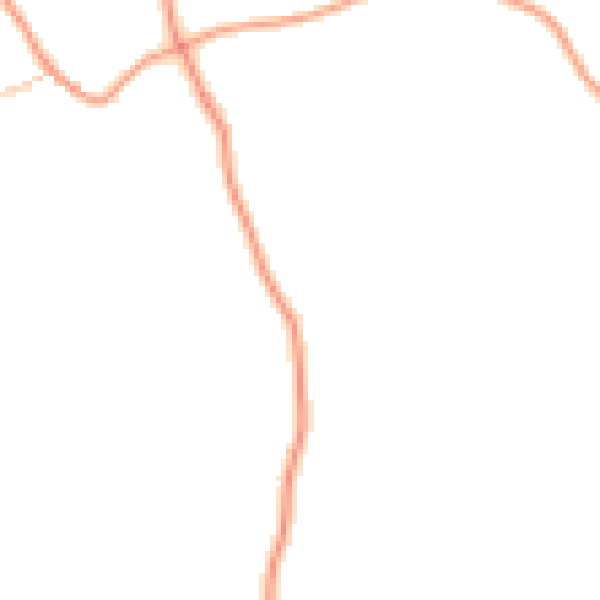 Daytime road noise heatmap for WR6 5DF