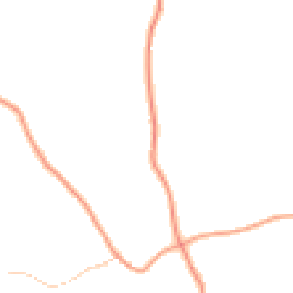 Daytime road noise heatmap for WR6 5DG