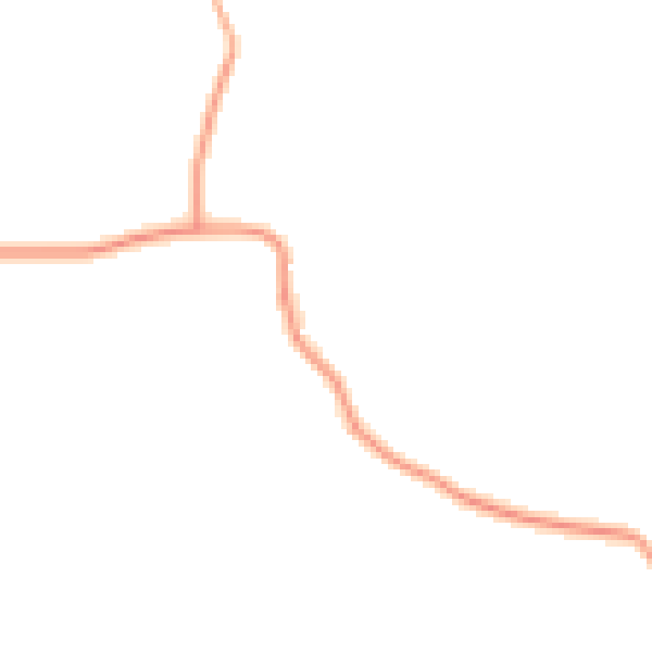 Daytime road noise heatmap for WR6 5JJ