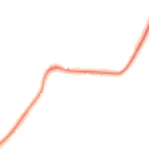 Night-time road noise heatmap for WR6 5JR