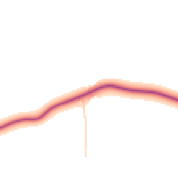 Daytime road noise heatmap for WR6 5LN