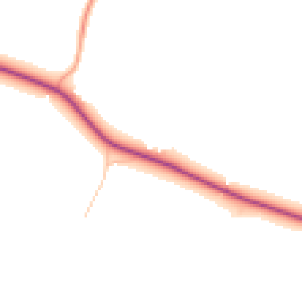 Daytime road noise heatmap for WR6 5LP