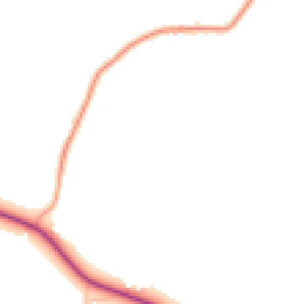 Daytime road noise heatmap for WR6 5LT