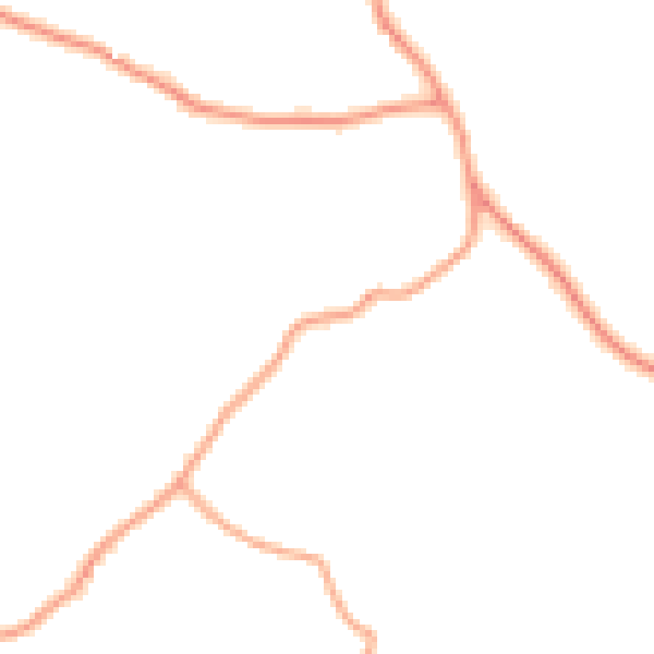 Daytime road noise heatmap for WR6 5NU
