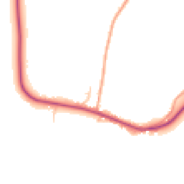 Daytime road noise heatmap for WR6 5PB