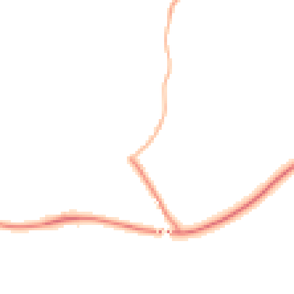 Night-time road noise heatmap for WR6 5PJ